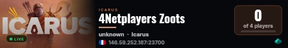 4Netplayers Zoots live status badge