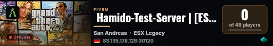  Hamido-Test-Server | [ESX Legacy] live status badge