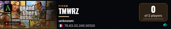 TMWRZ live status badge