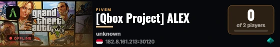 [Qbox Project] ALEX live status badge