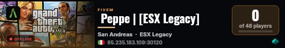  Peppe | [ESX Legacy] live status badge