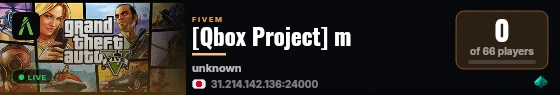 [Qbox Project] m live status badge