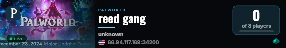 reed gang live status badge