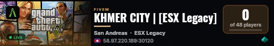 KHMER CITY | [ESX Legacy] live status badge