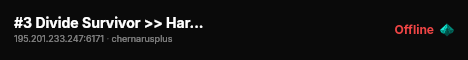 #3 Divide Survivor >> Hardcore >> Events >> Custom Events #4 live status badge