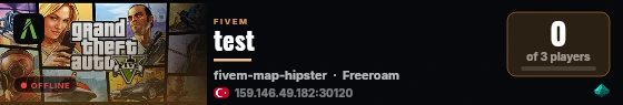 test live status badge