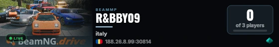 R&BBY09 live status badge