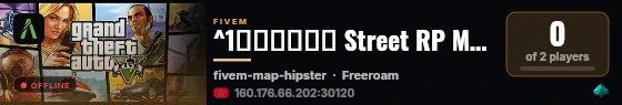 ^1🇲🇦🇩🇿🇹🇳 Street RP Maghreb live status badge
