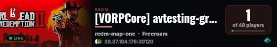 [VORPCore] avtesting-ground live status badge
