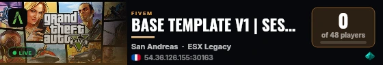 BASE TEMPLATE V1 | SESHOP live status badge