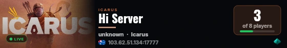 Hi Server live status badge