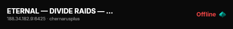 ETERNAL — DIVIDE RAIDS — EVENTS — CUSTOM EVENTS #2 live status badge