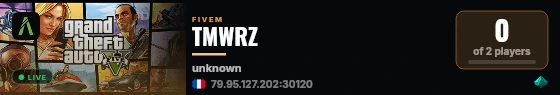TMWRZ live status badge