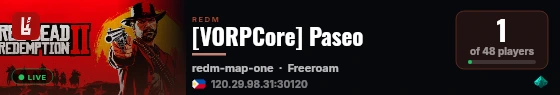 [VORPCore] Paseo live status badge