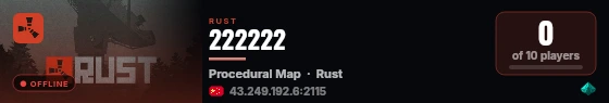 222222 live status badge