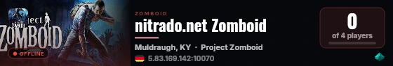 nitrado.net Zomboid live status badge