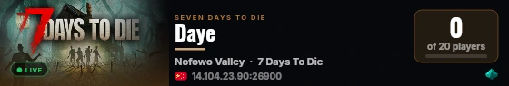 Daye live status badge
