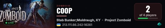 COOP live status badge