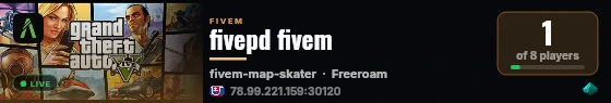 fivepd fivem live status badge