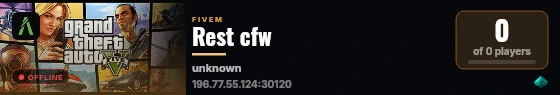 Rest cfw live status badge
