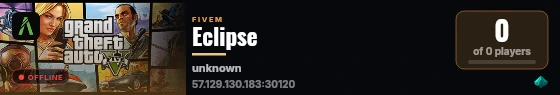 Eclipse live status badge