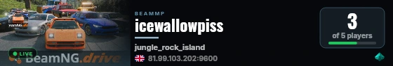icewallowpiss live status badge