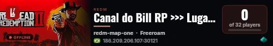 Canal do Bill RP >>> Lugar de amigos. live status badge