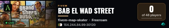 BAB EL WAD STREET live status badge