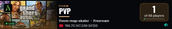 PVP live status badge
