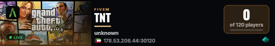 TNT live status badge