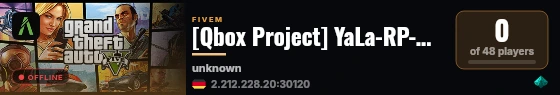 [Qbox Project] YaLa-RP-Buildup live status badge