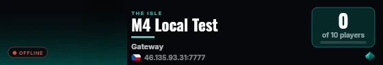 M4 Local Test live status badge
