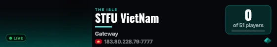 THEREALSERVER-TEST live status badge