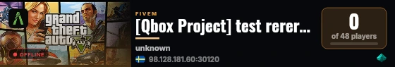 [Qbox Project] test rererer live status badge