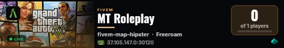 MT Roleplay live status badge