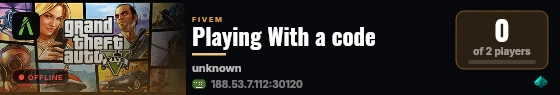 Playing With a code  live status badge