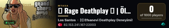 ✦ Rage Deathplay ✦ | Ölümüne Rekabet! ✦ live status badge