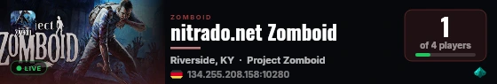 nitrado.net Zomboid live status badge