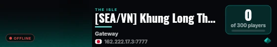 [SEA/VN] Khung Long The Isle Viet Nam | discord.gg/KhungLong live status badge