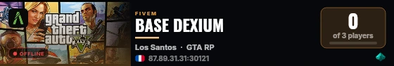 BASE DEXIUM live status badge