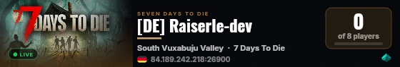 [DE] Raiserle-dev live status badge