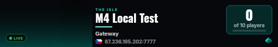M4 Local Test live status badge