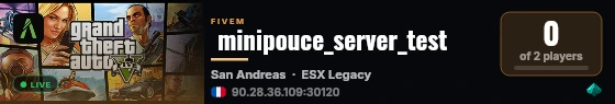  minipouce_server_test live status badge