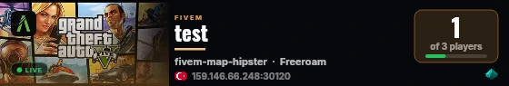 test live status badge
