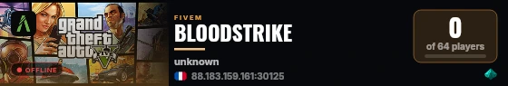 BLOODSTRIKE live status badge