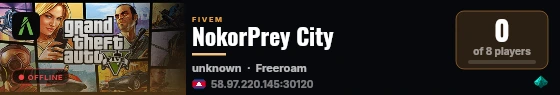 NokorPrey City live status badge
