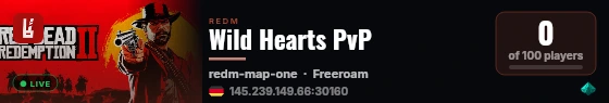 Wild Hearts PvP live status badge