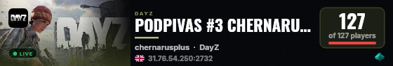 PODPIVAS #3 CHERNARUS LITE | WIPE 23.08 live status badge