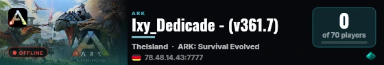 Ixy_Dedicade - (v361.7) live status badge
