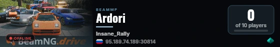 Ardori live status badge